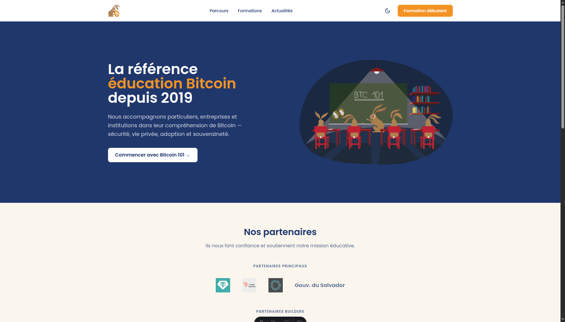 Aperçu du site decouvrebitcoin.com