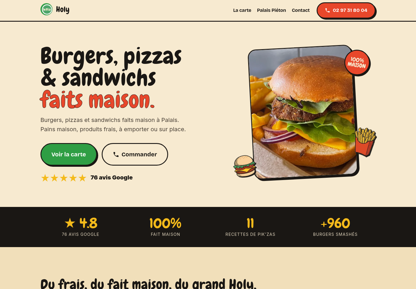 Le site Holy sur grand écran