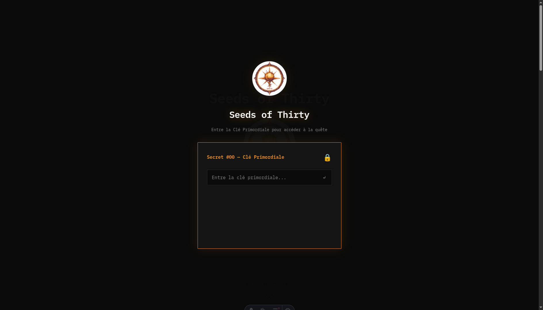 Aperçu du site seedsofthirty.com